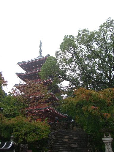 竹林寺　五重の塔