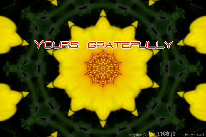 Yours gratefully