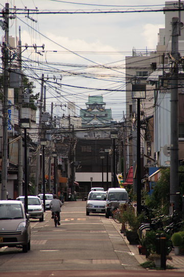 街角の大阪城