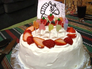 誕生日ケーキ01’2006.2.15