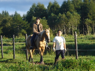白柳さんサンに乗馬’2006.8.25