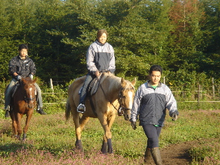 ユキちゃん母の乗馬’2006.9.17