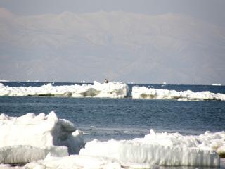 国後島を臨む流氷02’2008.2.11