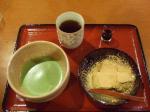 sagano - tea and kuzu mochi