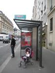 bus stop in paris 1