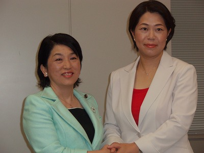千葉県庁で上田けい子さんと記者会見をしました（その２）