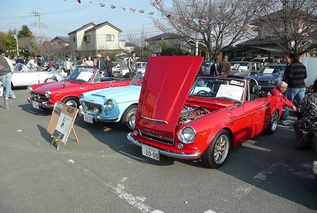 昭和４０年頃のクラッシックカーの展示