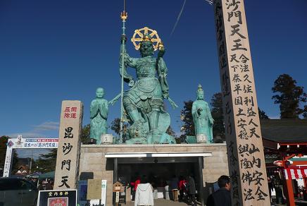 日本一の毘沙門天像