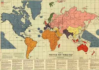 戦後の世界地図