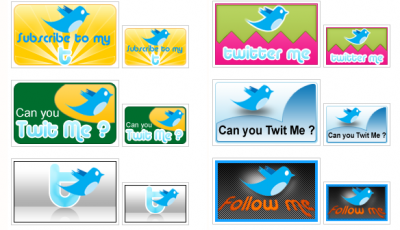 31 Logos et boutons pour Twitter