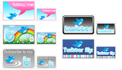 31 Logos et boutons pour Twitter